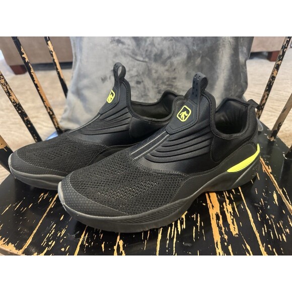 AND1 Men BLACK Reaction 2.0 SlipOn Memory Foam Athletic LightWeight Sneakers 13M - Picture 5 of 7